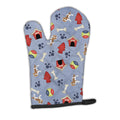 Dog House Collection Cavalier King Charles Spaniel Blenheim Oven Mitt Heat Resistant Thick Oven Mitt for Hot Pans and Oven, Kitchen Mitt Protect Hands, Cooking Baking Glove