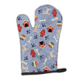 Dog House Collection Tan Chihuahua Oven Mitt Heat Resistant Thick Oven Mitt for Hot Pans and Oven, Kitchen Mitt Protect Hands, Cooking Baking Glove