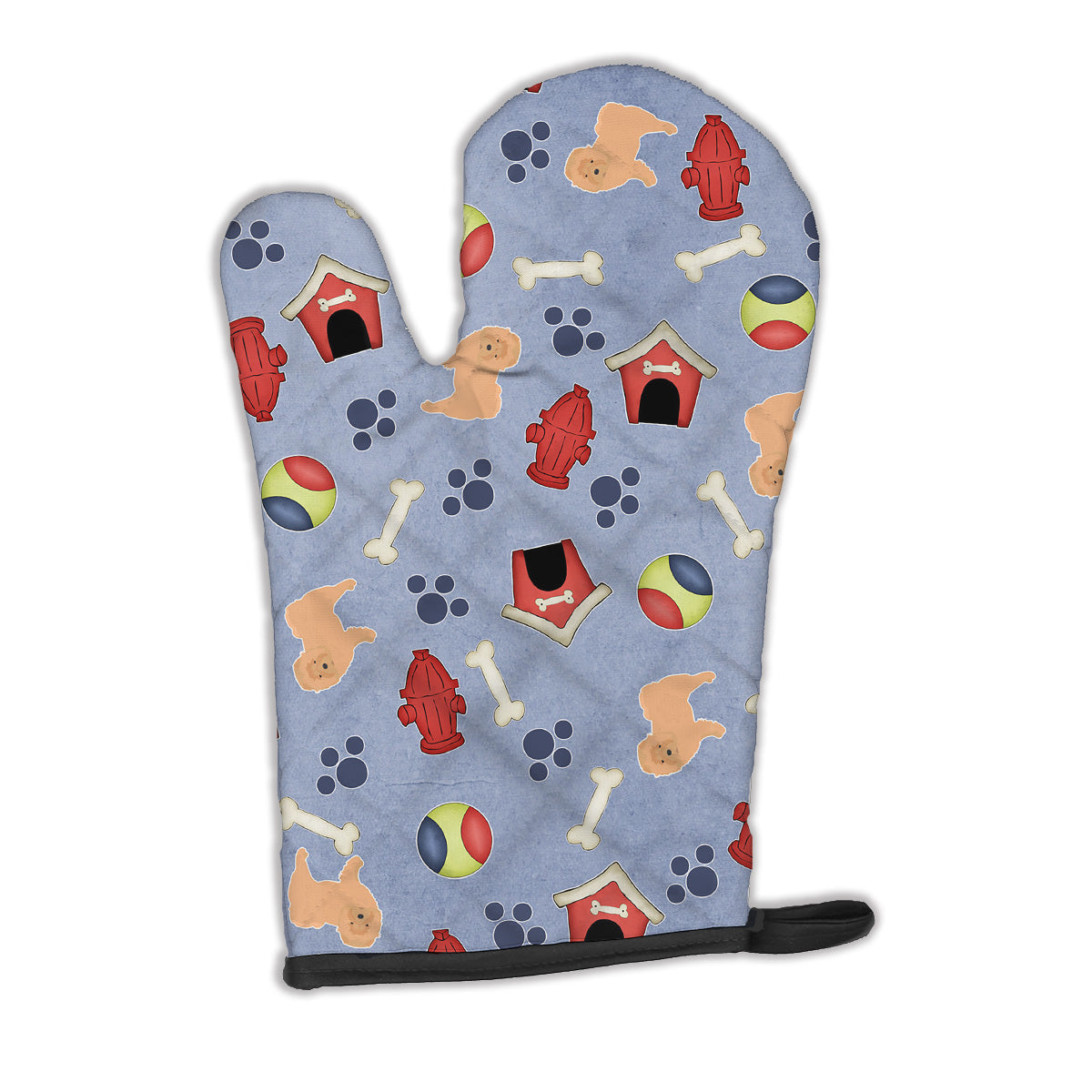 Dog House Collection Chow Chow Oven Mitt Heat Resistant Thick Oven Mitt for Hot Pans and Oven, Kitchen Mitt Protect Hands, Cooking Baking Glove