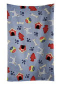Dog House Collection Dalmatian Kitchen Towel Velour Plush Front and Cotton Loop Back Machine Washable