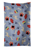 Dog House Collection Golden Retriever Kitchen Towel Velour Plush Front and Cotton Loop Back Machine Washable