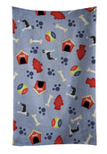Dog House Collection Mantle Natural Great Dane Kitchen Towel Velour Plush Front and Cotton Loop Back Machine Washable