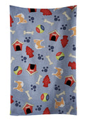 Dog House Collection Icelandic Shepherd Kitchen Towel Velour Plush Front and Cotton Loop Back Machine Washable