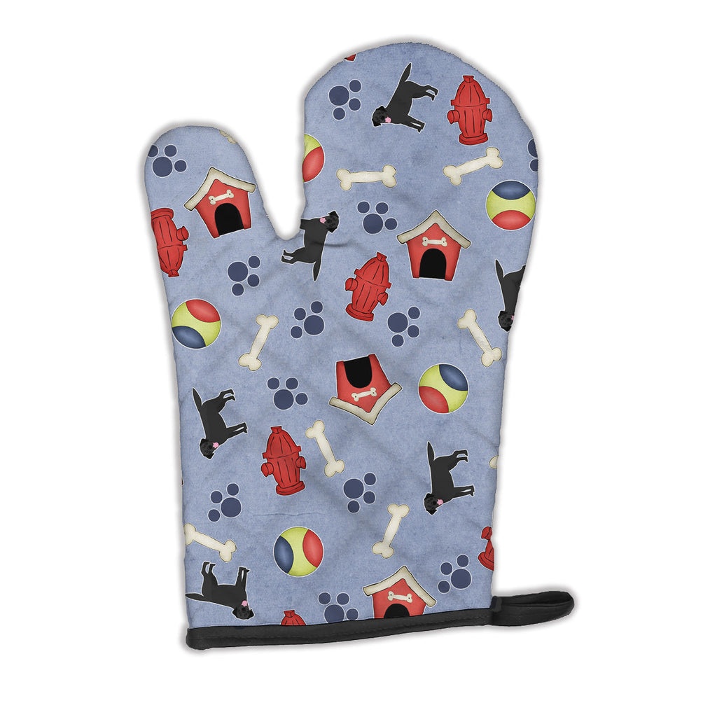 Dog House Collection Black Labrador Retriever Oven Mitt Heat Resistant Thick Oven Mitt for Hot Pans and Oven, Kitchen Mitt Protect Hands, Cooking Baking Glove