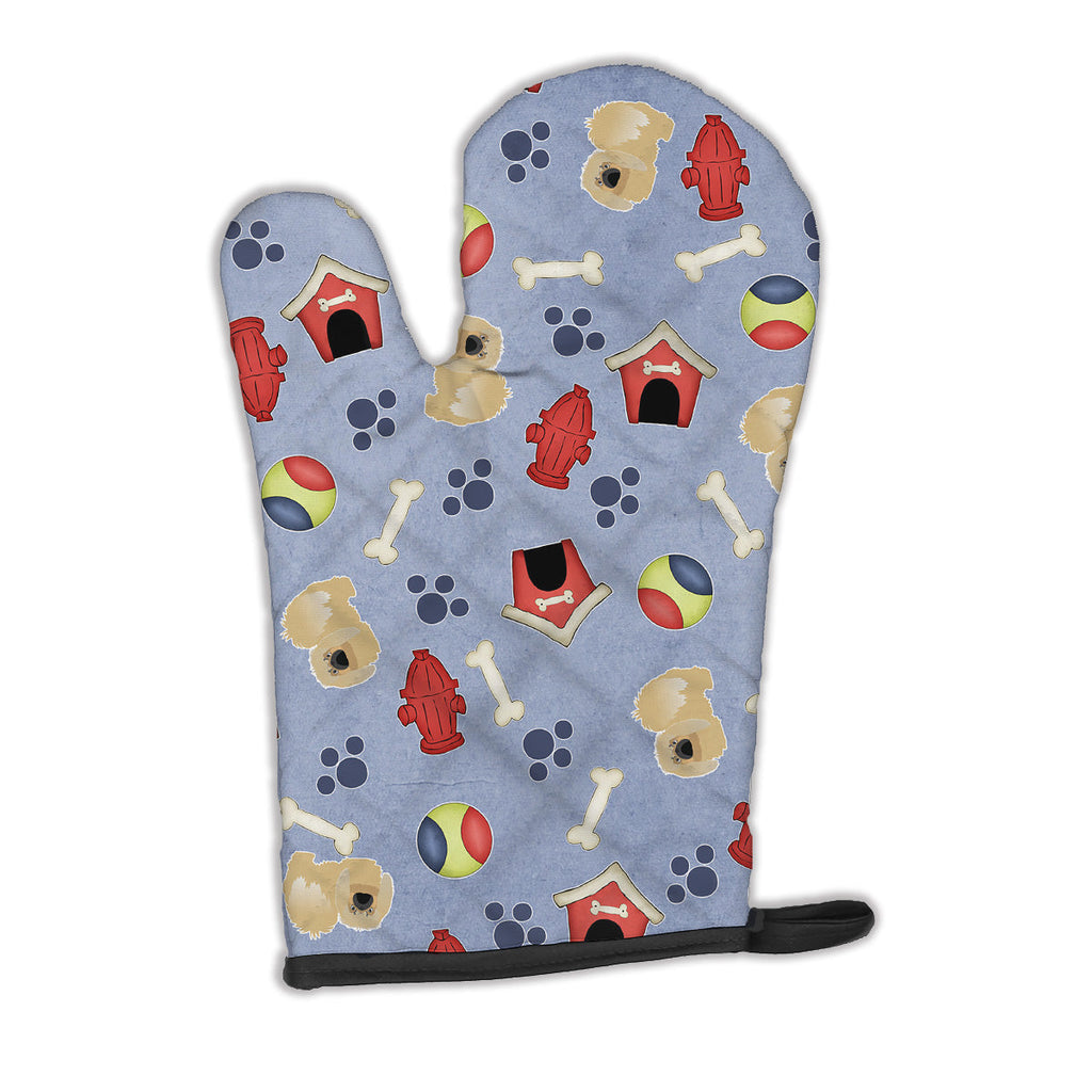 Dog House Collection Pekingese Oven Mitt Heat Resistant Thick Oven Mitt for Hot Pans and Oven, Kitchen Mitt Protect Hands, Cooking Baking Glove