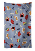 Dog House Collection Pembroke Corgi Kitchen Towel Velour Plush Front and Cotton Loop Back Machine Washable