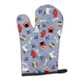 Dog House Collection Pug Oven Mitt Heat Resistant Thick Oven Mitt for Hot Pans and Oven, Kitchen Mitt Protect Hands, Cooking Baking Glove