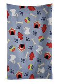 Dog House Collection Shih Tzu Kitchen Towel Velour Plush Front and Cotton Loop Back Machine Washable