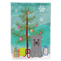 Merry Christmas Tree Glen of Imal Grey House Flag 28x40 Porch Sleeve Pole Decorative Outside Yard Banner Artwork Wall Hanging, Polyester