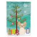 Merry Christmas Tree Papillon Sable White House Flag 28x40 Porch Sleeve Pole Decorative Outside Yard Banner Artwork Wall Hanging, Polyester