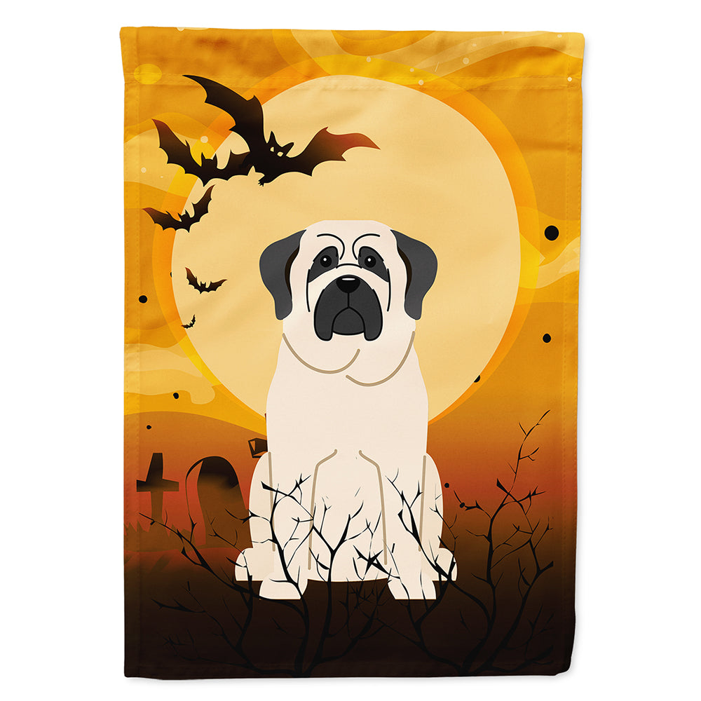 Halloween Mastiff White House Flag 28x40 Porch Sleeve Pole Decorative Outside Yard Banner Artwork Wall Hanging, Polyester