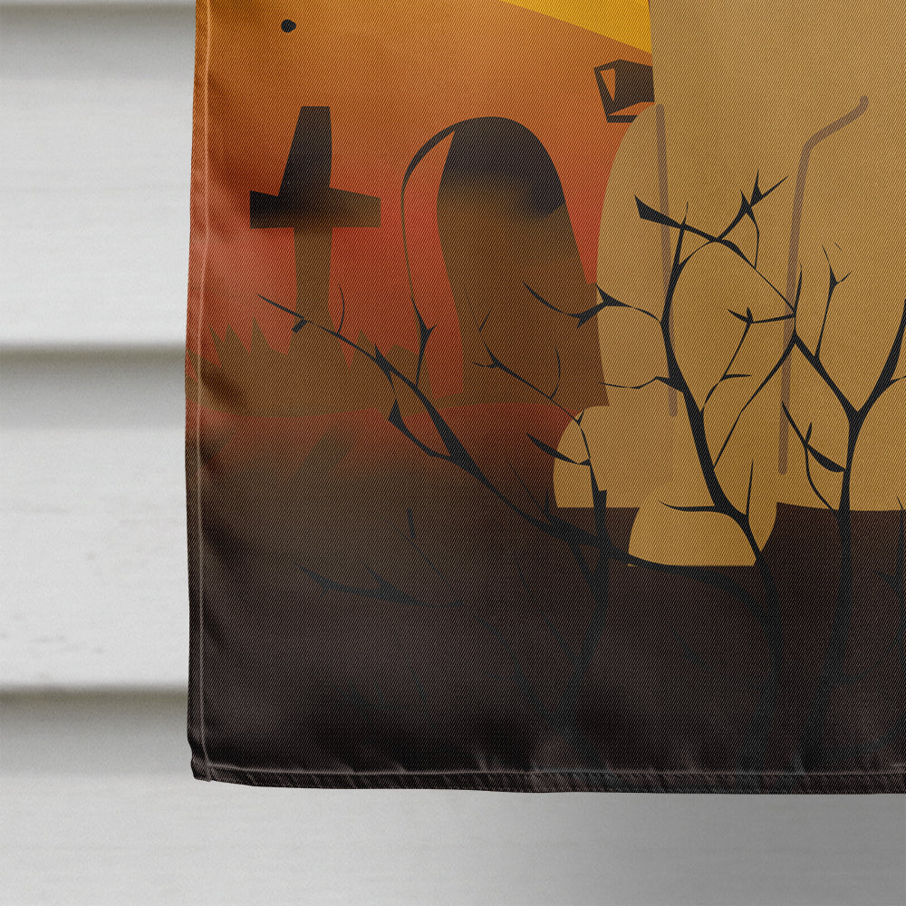 Halloween Mastiff House Flag 28x40 Porch Sleeve Pole Decorative Outside Yard Banner Artwork Wall Hanging, Polyester