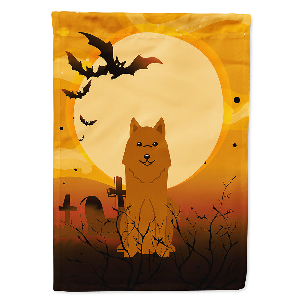 Halloween Karelian Bear Dog House Flag 28x40 Porch Sleeve Pole Decorative Outside Yard Banner Artwork Wall Hanging, Polyester