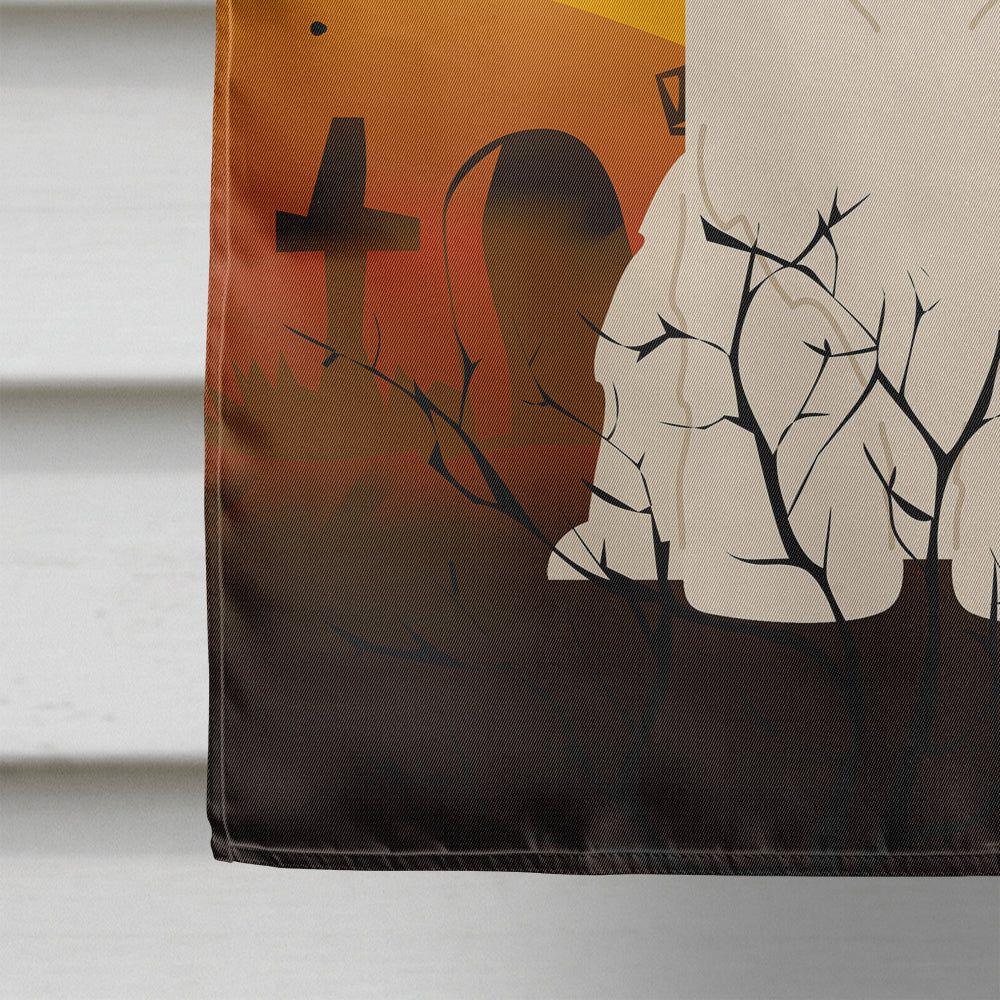 Halloween South Russian Sheepdog House Flag 28x40 Porch Sleeve Pole Decorative Outside Yard Banner Artwork Wall Hanging, Polyester
