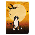 Halloween Bernese Mountain Dog House Flag 28x40 Porch Sleeve Pole Decorative Outside Yard Banner Artwork Wall Hanging, Polyester