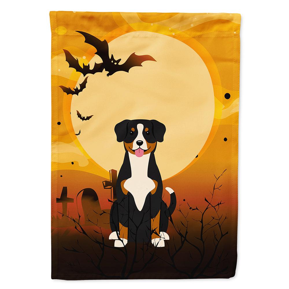Halloween Entlebucher House Flag 28x40 Porch Sleeve Pole Decorative Outside Yard Banner Artwork Wall Hanging, Polyester