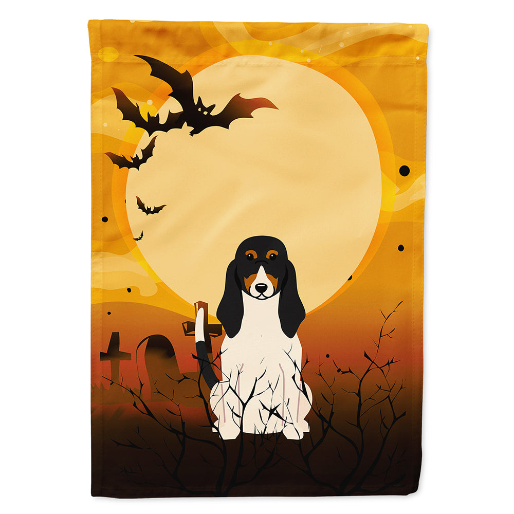 Halloween Swiss Hound House Flag 28x40 Porch Sleeve Pole Decorative Outside Yard Banner Artwork Wall Hanging, Polyester