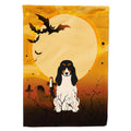 Halloween Swiss Hound House Flag 28x40 Porch Sleeve Pole Decorative Outside Yard Banner Artwork Wall Hanging, Polyester