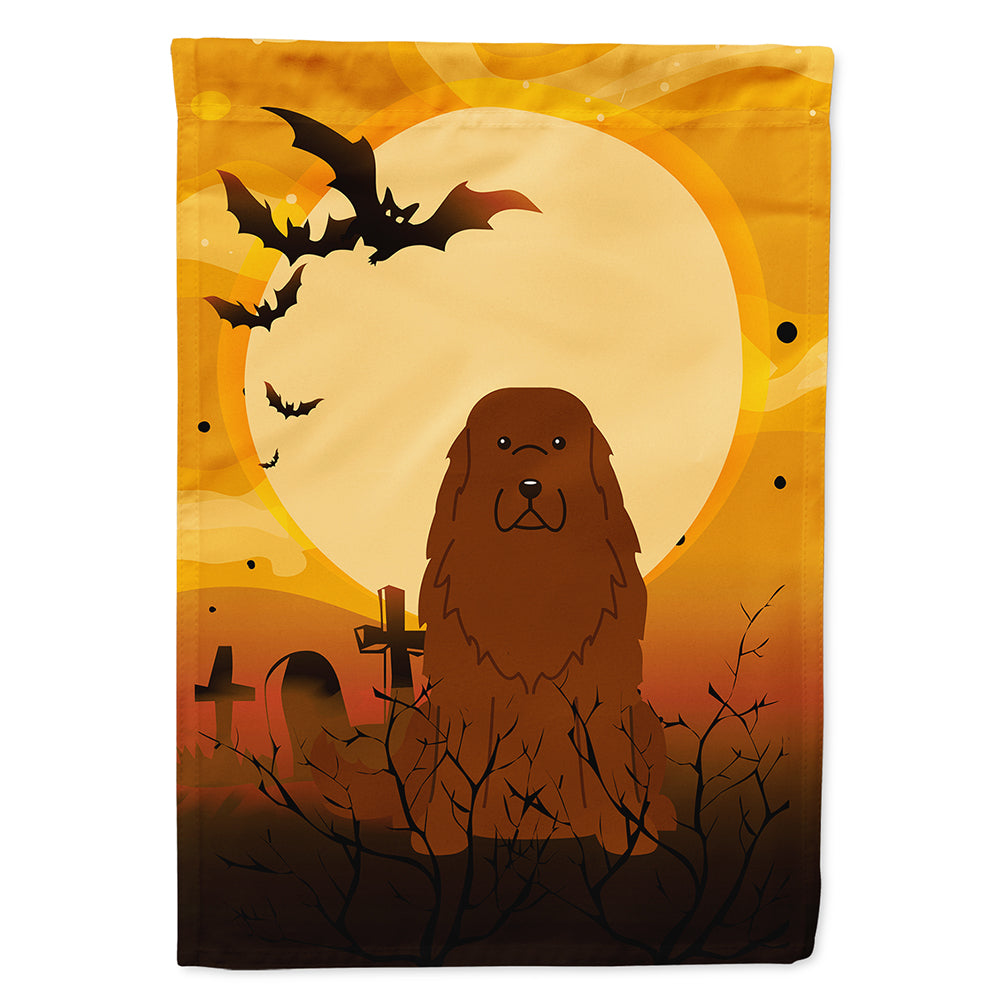 Halloween Caucasian Shepherd Dog House Flag 28x40 Porch Sleeve Pole Decorative Outside Yard Banner Artwork Wall Hanging, Polyester