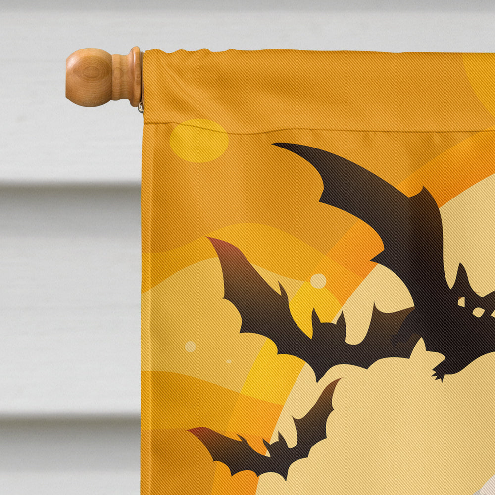 Halloween Irish Wolfhound House Flag 28x40 Porch Sleeve Pole Decorative Outside Yard Banner Artwork Wall Hanging, Polyester