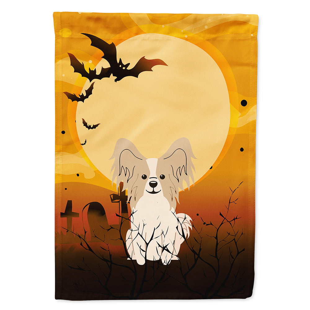 Halloween Papillon Sable White House Flag 28x40 Porch Sleeve Pole Decorative Outside Yard Banner Artwork Wall Hanging, Polyester