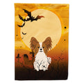 Halloween Papillon Red White House Flag 28x40 Porch Sleeve Pole Decorative Outside Yard Banner Artwork Wall Hanging, Polyester