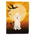 Halloween Bedlington Terrier Sandy House Flag 28x40 Porch Sleeve Pole Decorative Outside Yard Banner Artwork Wall Hanging, Polyester