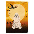 Halloween Cocker Spaniel Buff House Flag 28x40 Porch Sleeve Pole Decorative Outside Yard Banner Artwork Wall Hanging, Polyester