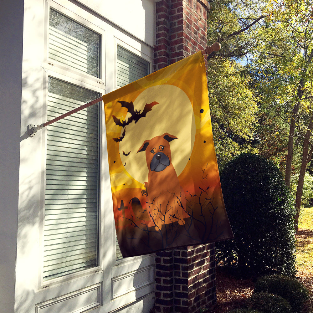 Halloween Chinese Chongqing Dog House Flag 28x40 Porch Sleeve Pole Decorative Outside Yard Banner Artwork Wall Hanging, Polyester