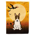 Halloween Bull Terrier Dark Brindle House Flag 28x40 Porch Sleeve Pole Decorative Outside Yard Banner Artwork Wall Hanging, Polyester