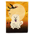 Halloween Chow Chow White House Flag 28x40 Porch Sleeve Pole Decorative Outside Yard Banner Artwork Wall Hanging, Polyester