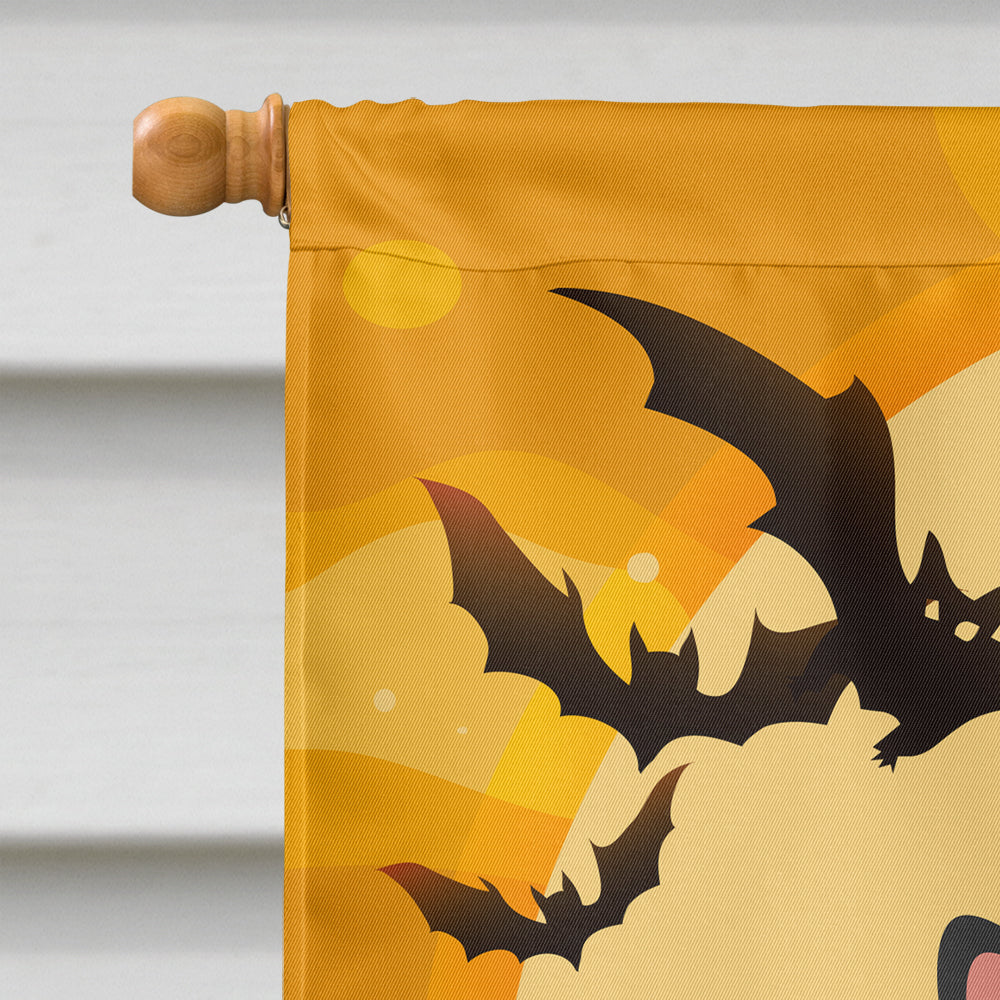 Halloween Siamese Cat House Flag 28x40 Porch Sleeve Pole Decorative Outside Yard Banner Artwork Wall Hanging, Polyester