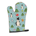 Christmas Russo-European Laika Spitz Oven Mitt Heat Resistant Thick Oven Mitt for Hot Pans and Oven, Kitchen Mitt Protect Hands, Cooking Baking Glove