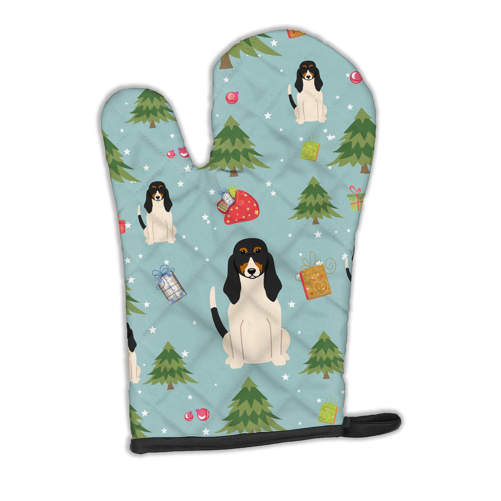 Christmas Swiss Hound Oven Mitt Heat Resistant Thick Oven Mitt for Hot Pans and Oven, Kitchen Mitt Protect Hands, Cooking Baking Glove