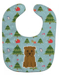 Christmas Glen of Imal Tan Baby Bib Easy-Clean Baby Bib Baby Feeding Accessory Baby Mealtime Essential, 10 x 13, Multicolor