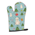 Christmas Great Pyrenese Oven Mitt Heat Resistant Thick Oven Mitt for Hot Pans and Oven, Kitchen Mitt Protect Hands, Cooking Baking Glove