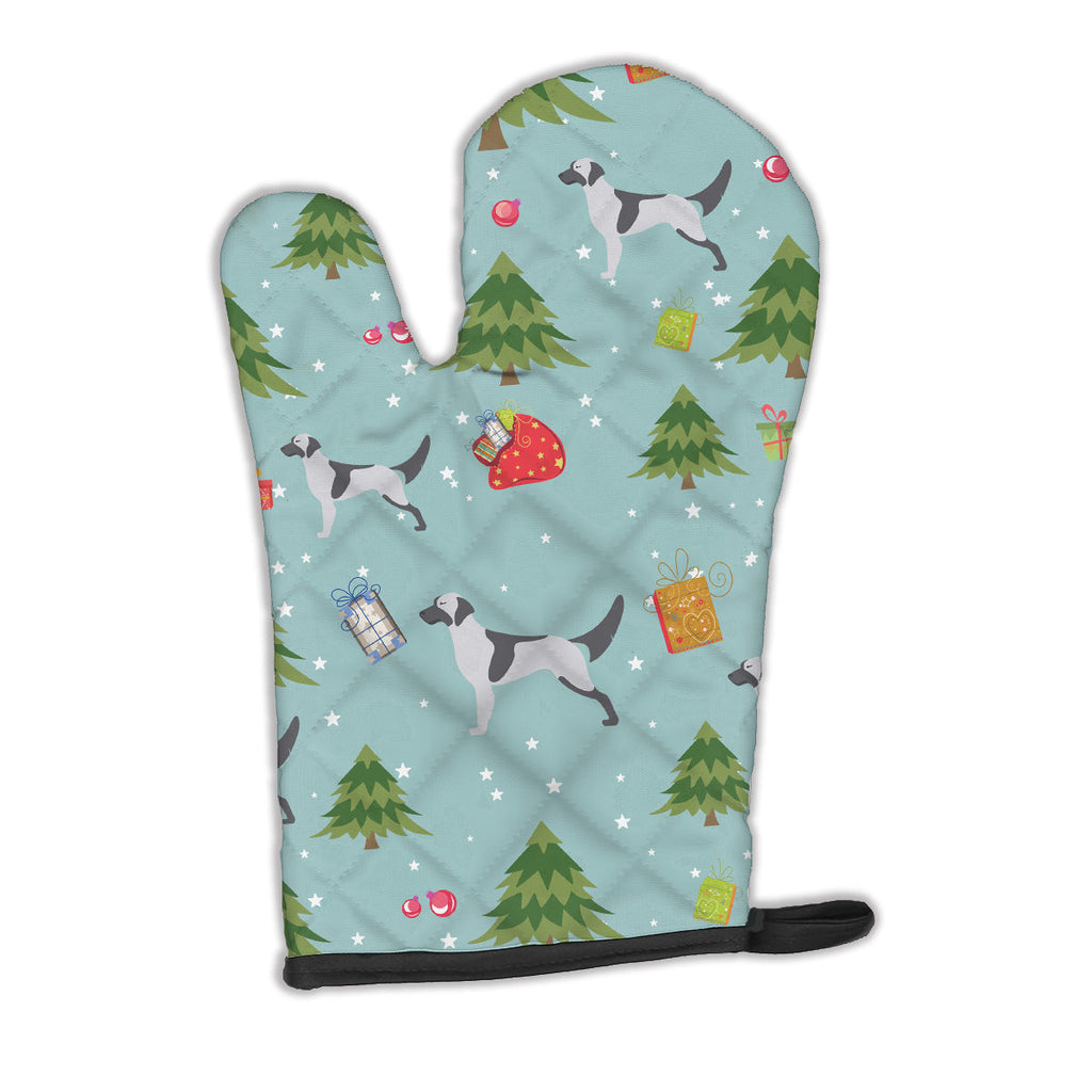 Christmas English Setter Oven Mitt Heat Resistant Thick Oven Mitt for Hot Pans and Oven, Kitchen Mitt Protect Hands, Cooking Baking Glove