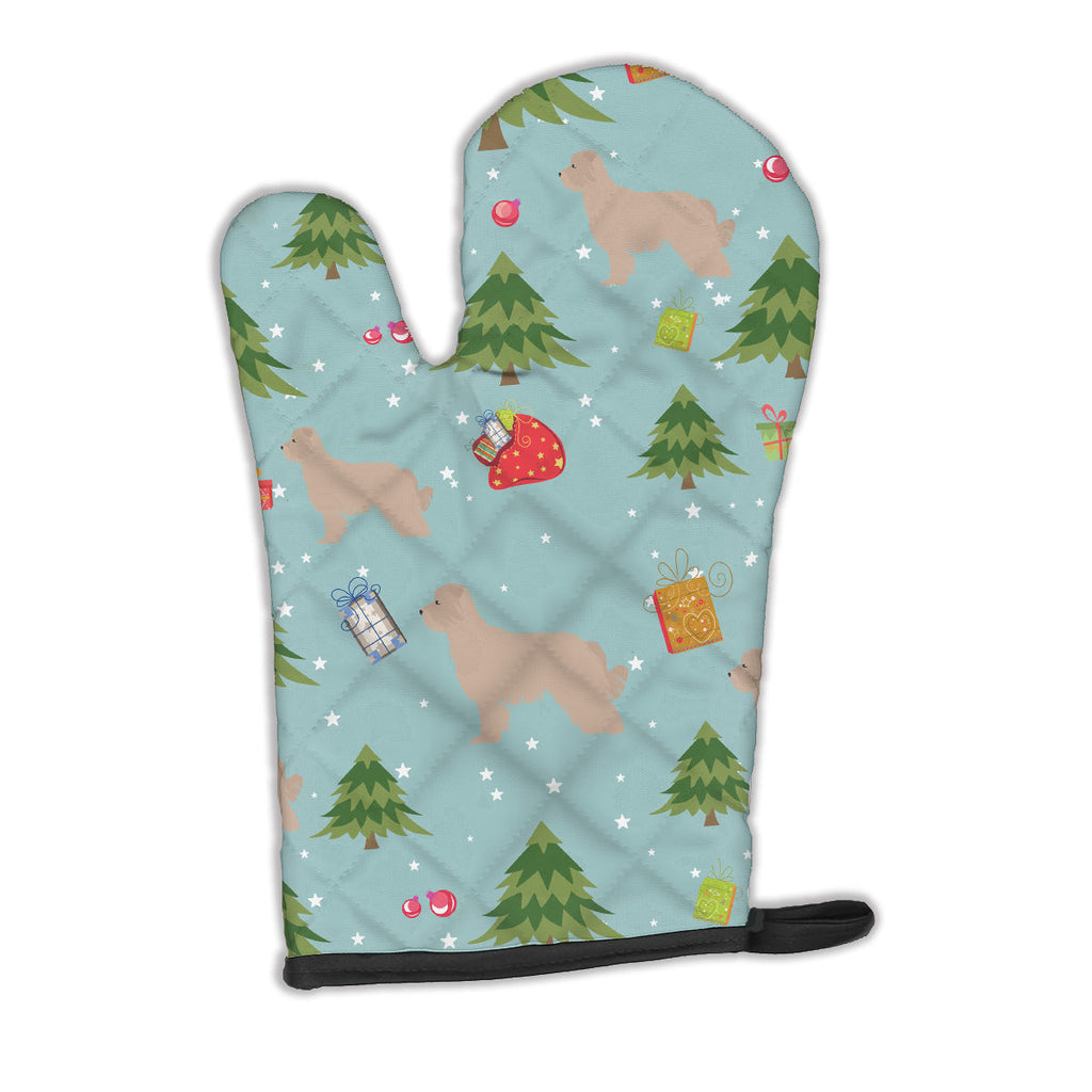 Christmas Pyrenean Shepherd Oven Mitt Heat Resistant Thick Oven Mitt for Hot Pans and Oven, Kitchen Mitt Protect Hands, Cooking Baking Glove