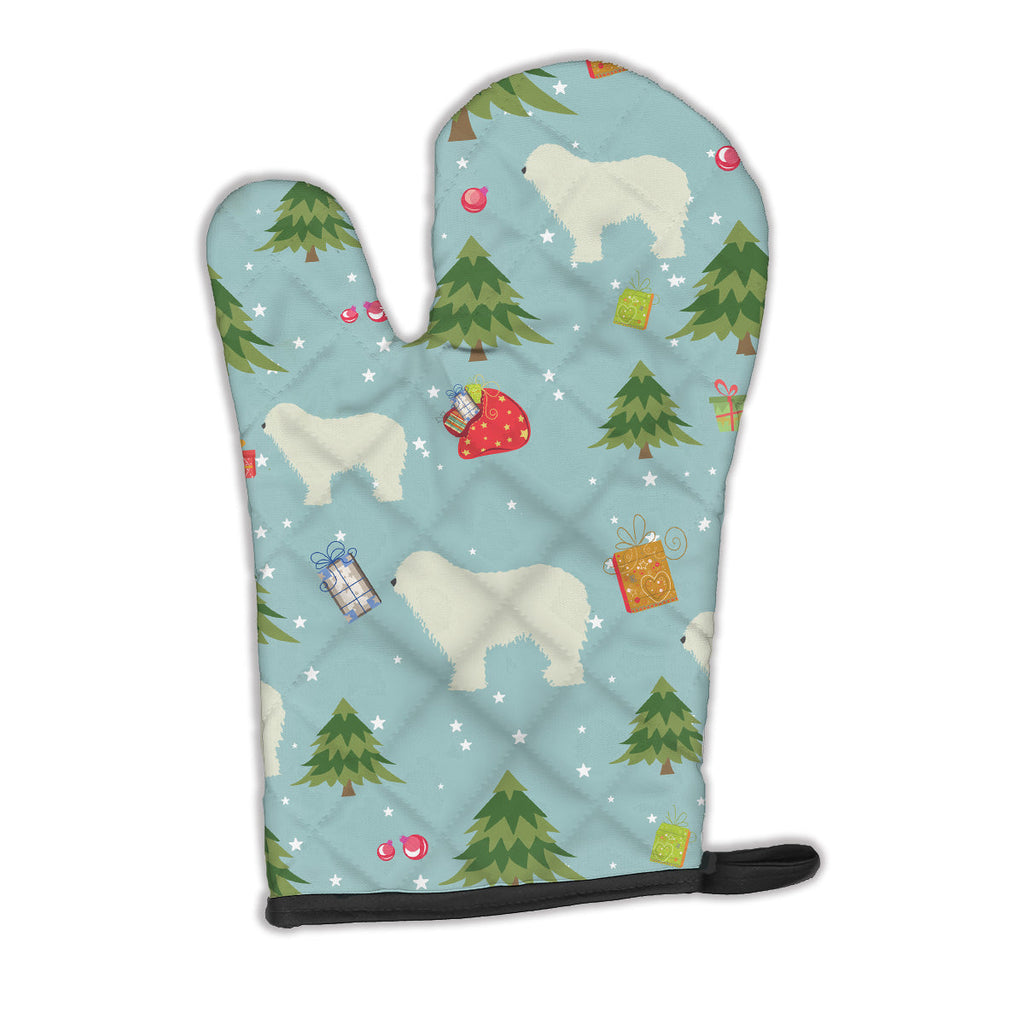 Christmas Komondor Oven Mitt Heat Resistant Thick Oven Mitt for Hot Pans and Oven, Kitchen Mitt Protect Hands, Cooking Baking Glove