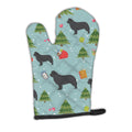 Christmas Newfoundland Oven Mitt Heat Resistant Thick Oven Mitt for Hot Pans and Oven, Kitchen Mitt Protect Hands, Cooking Baking Glove