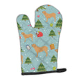 Christmas Fila Brasileiro Oven Mitt Heat Resistant Thick Oven Mitt for Hot Pans and Oven, Kitchen Mitt Protect Hands, Cooking Baking Glove