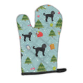 Christmas Labradoodle Oven Mitt Heat Resistant Thick Oven Mitt for Hot Pans and Oven, Kitchen Mitt Protect Hands, Cooking Baking Glove