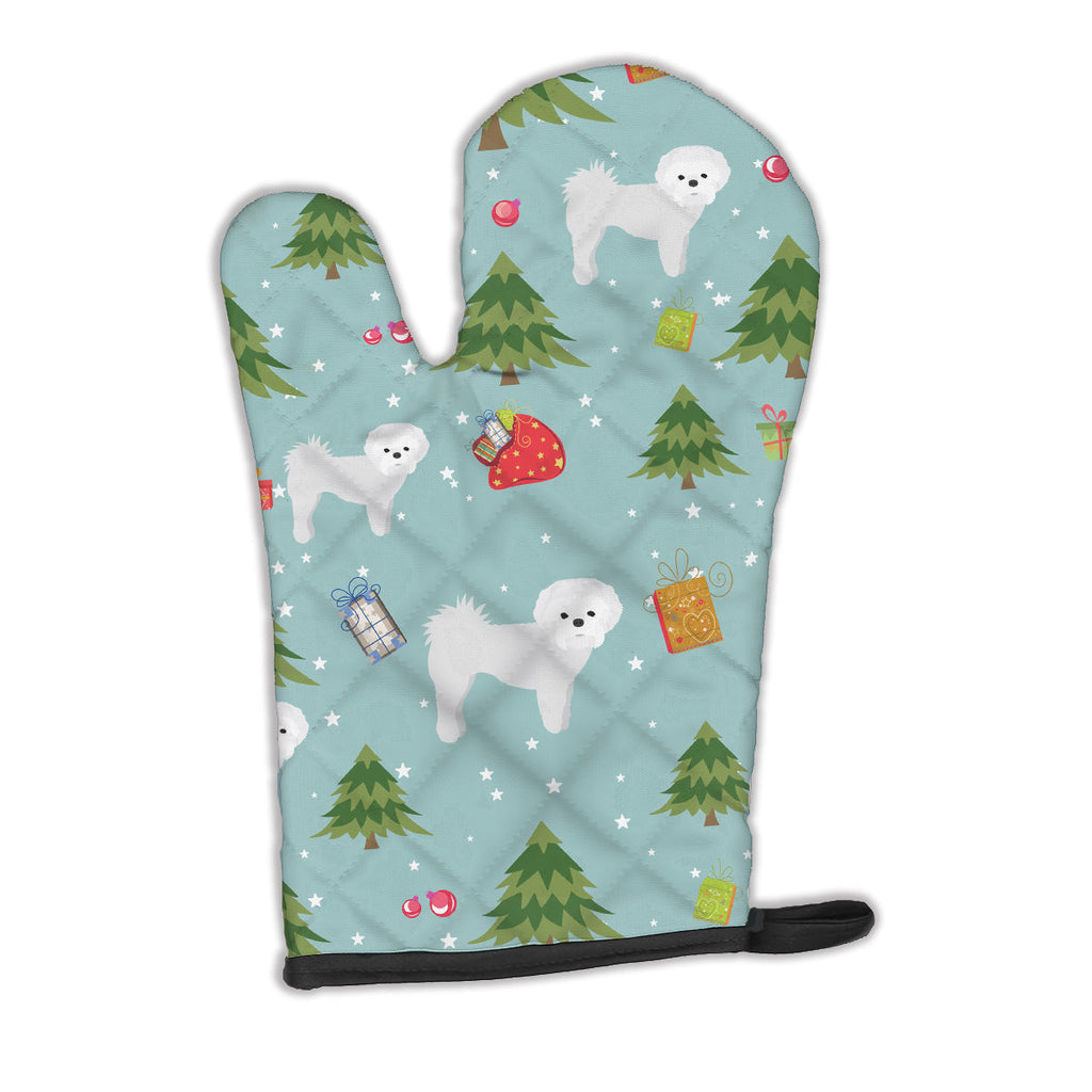 Christmas Maltese Oven Mitt Heat Resistant Thick Oven Mitt for Hot Pans and Oven, Kitchen Mitt Protect Hands, Cooking Baking Glove