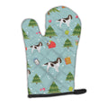 Christmas Springer Spaniel Oven Mitt Heat Resistant Thick Oven Mitt for Hot Pans and Oven, Kitchen Mitt Protect Hands, Cooking Baking Glove