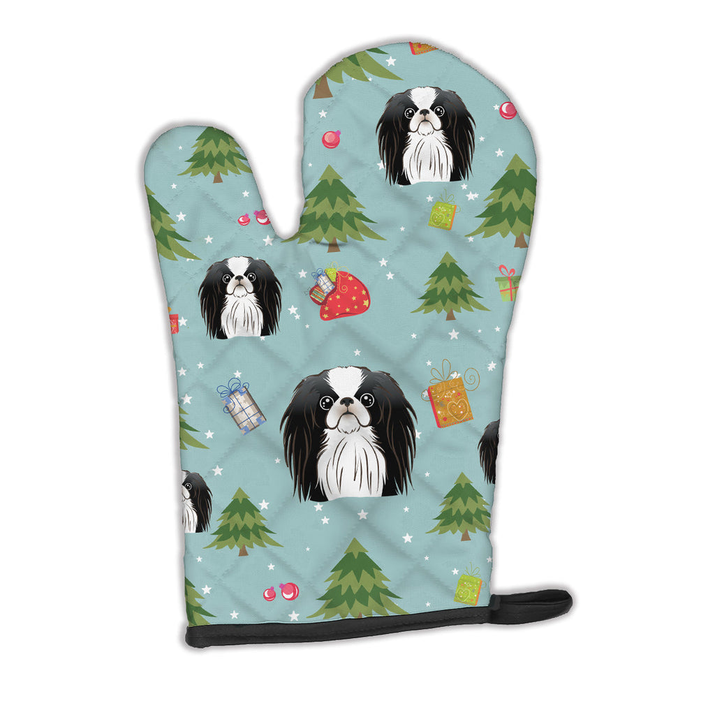 Christmas Japanese Chin Oven Mitt Heat Resistant Thick Oven Mitt for Hot Pans and Oven, Kitchen Mitt Protect Hands, Cooking Baking Glove