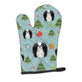 Christmas Japanese Chin Oven Mitt Heat Resistant Thick Oven Mitt for Hot Pans and Oven, Kitchen Mitt Protect Hands, Cooking Baking Glove