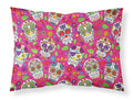 Day of the Dead Pink Standard Pillowcase Lightweight Super Soft Easy Care Decorative Artwork Pillowcase, Standard