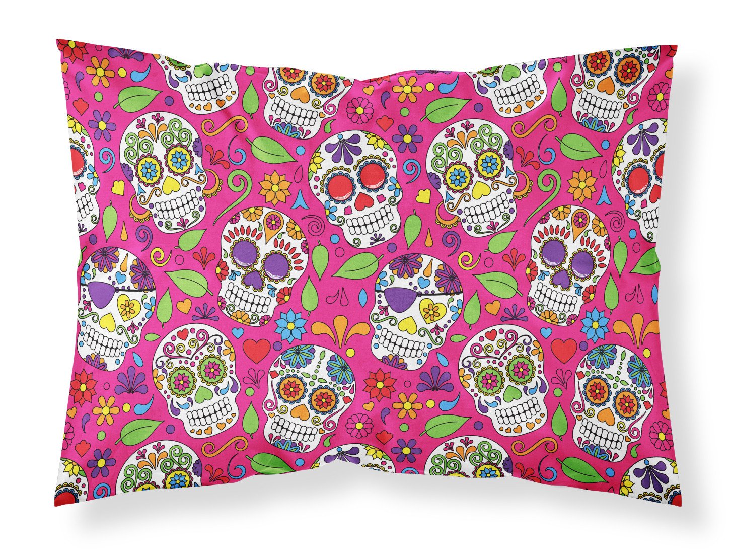 Day of the Dead Pink Standard Pillowcase Lightweight Super Soft Easy Care Decorative Artwork Pillowcase, Standard