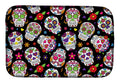 Day of the Dead Black Dish Drying Mat Absorbent Dish Drying Mat Pad for Kitchen Counter Dish Drainer Mat for Countertop, 14 x 21", Multicolor