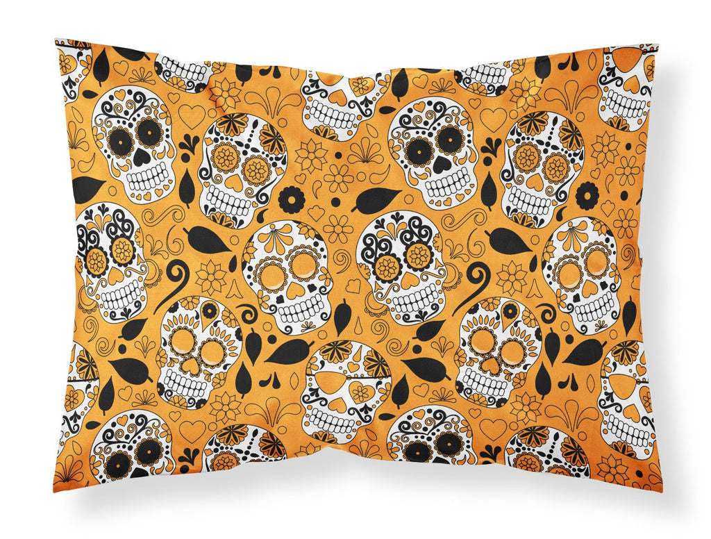 Day of the Dead Orange Standard Pillowcase Lightweight Super Soft Easy Care Decorative Artwork Pillowcase, Standard
